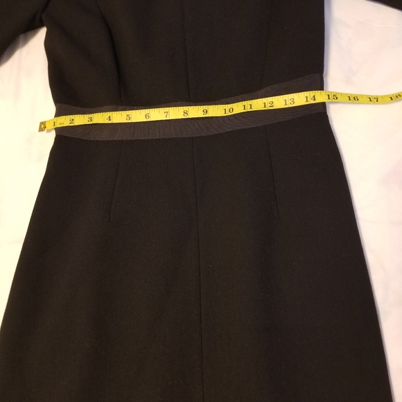 J.Crew Double Faced Wool Crepe Dress in Black Size 4 Color Black - Picture 5 of 15